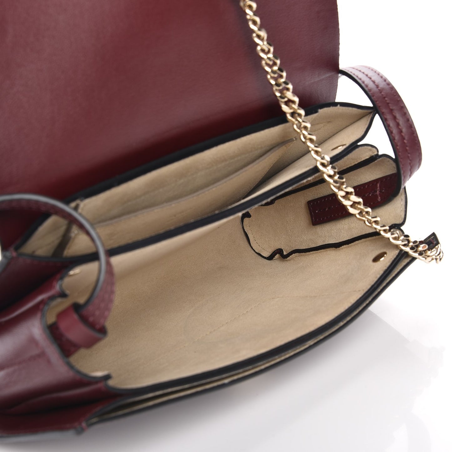 Suede Calfskin Small Faye Shoulder Bag Intense Violine