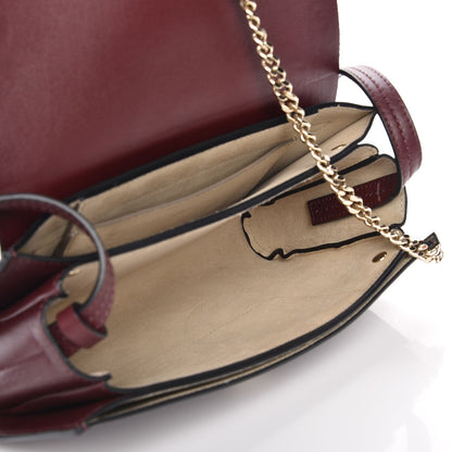 Chloe Suede Calfskin Small Faye Shoulder Bag Intense Violine 6 of 15