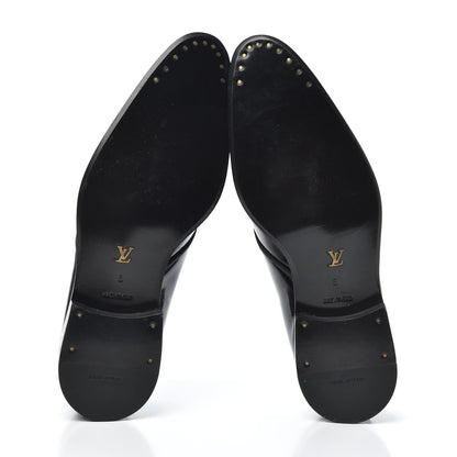 Louis Vuitton Patent Mens Lace Up Shoes 8 Black 7 of 7