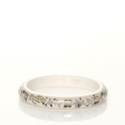 Louis Vuitton Resin Swarovski Small Inclusion Bracelet PM White 3 of 5
