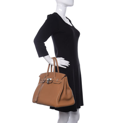 Hermes Togo Birkin 35 Gold 2 of 20