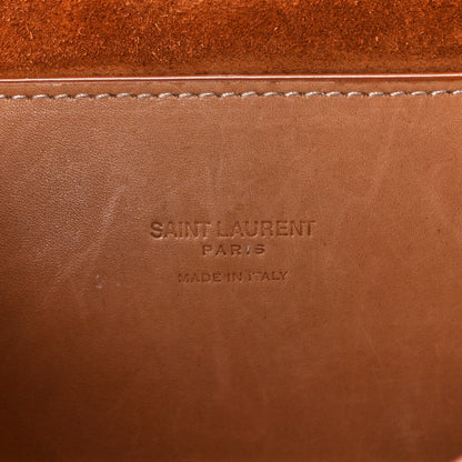 Saint Laurent Smooth Vintage Calfskin Monogram Medium Kaia Satchel Gold 6 of 13