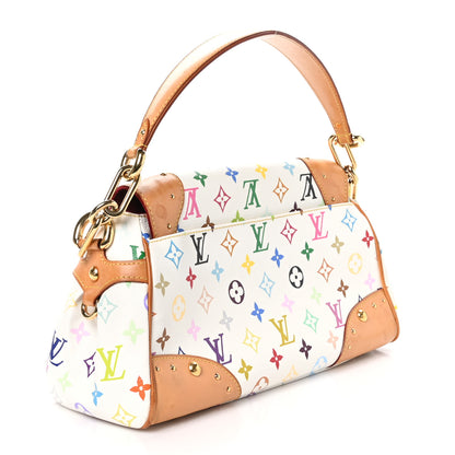 Louis Vuitton Monogram Multicolor Beverly MM White 3 of 11