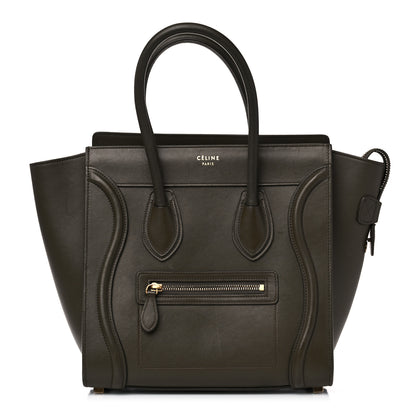 Celine Smooth Calfskin Micro Luggage Jungle 1 of 20