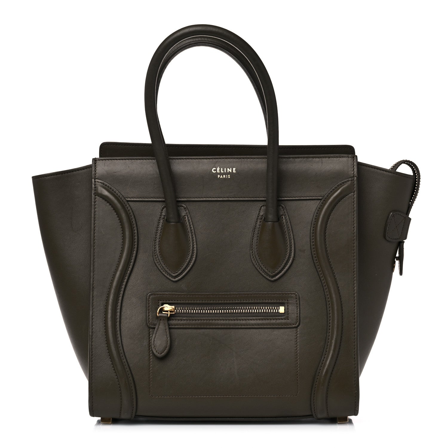 Celine Smooth Calfskin Micro Luggage Jungle 1 of 20