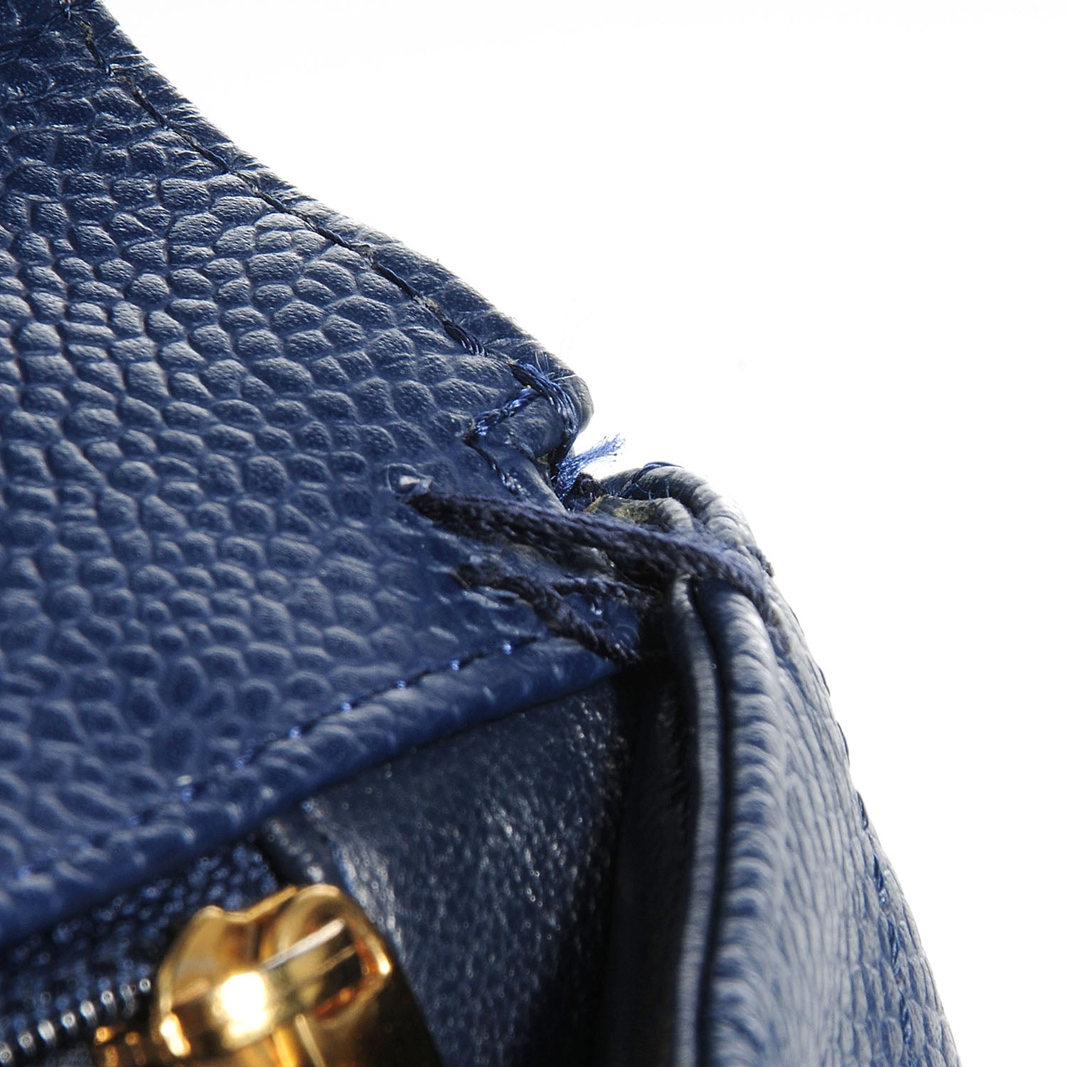 Chanel Caviar Maxi Single Flap Dark Blue 8 of 10