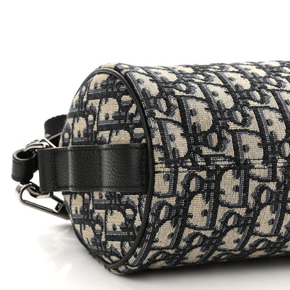 Christian Dior Oblique Mini Roller Messenger Bag Blue 8 of 9