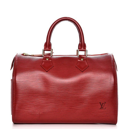 Louis Vuitton Epi Speedy 25 Rouge 1 of 7