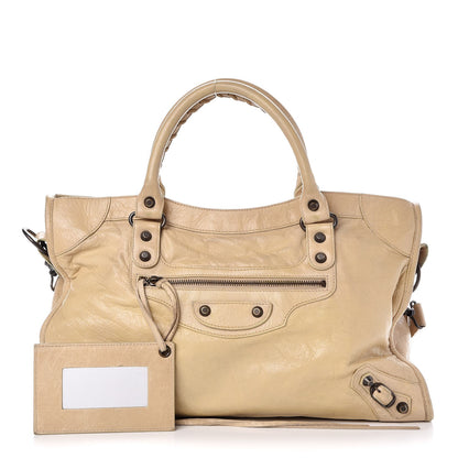 Balenciaga Agneau Classic Hardware City Praline 1 of 25