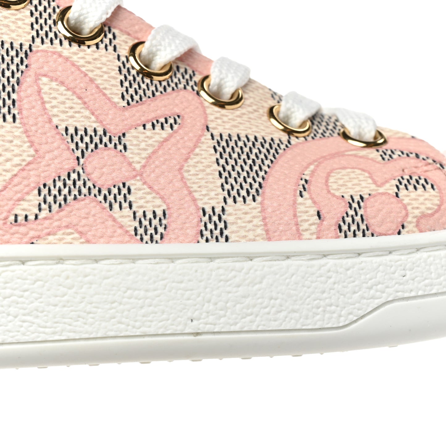 Damier Azur Tahitienne Bora Bora Sneakers 36 Rose Ballerine