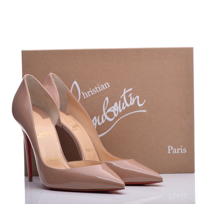 Christian Louboutin Patent Iriza 100 Pumps 40 Nude 10 of 10