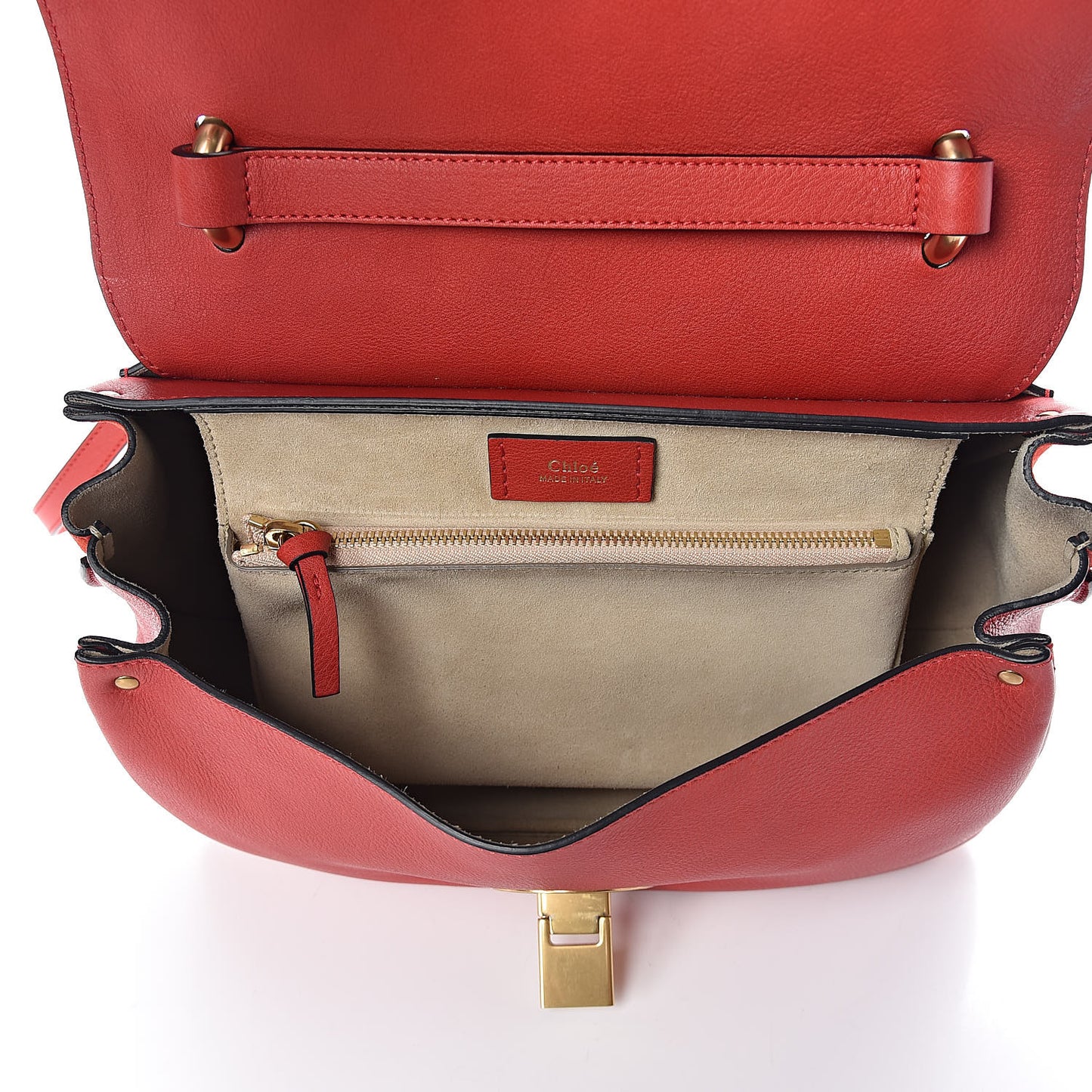 Smooth Calfskin Medium Indy Shoulder Bag Poppy