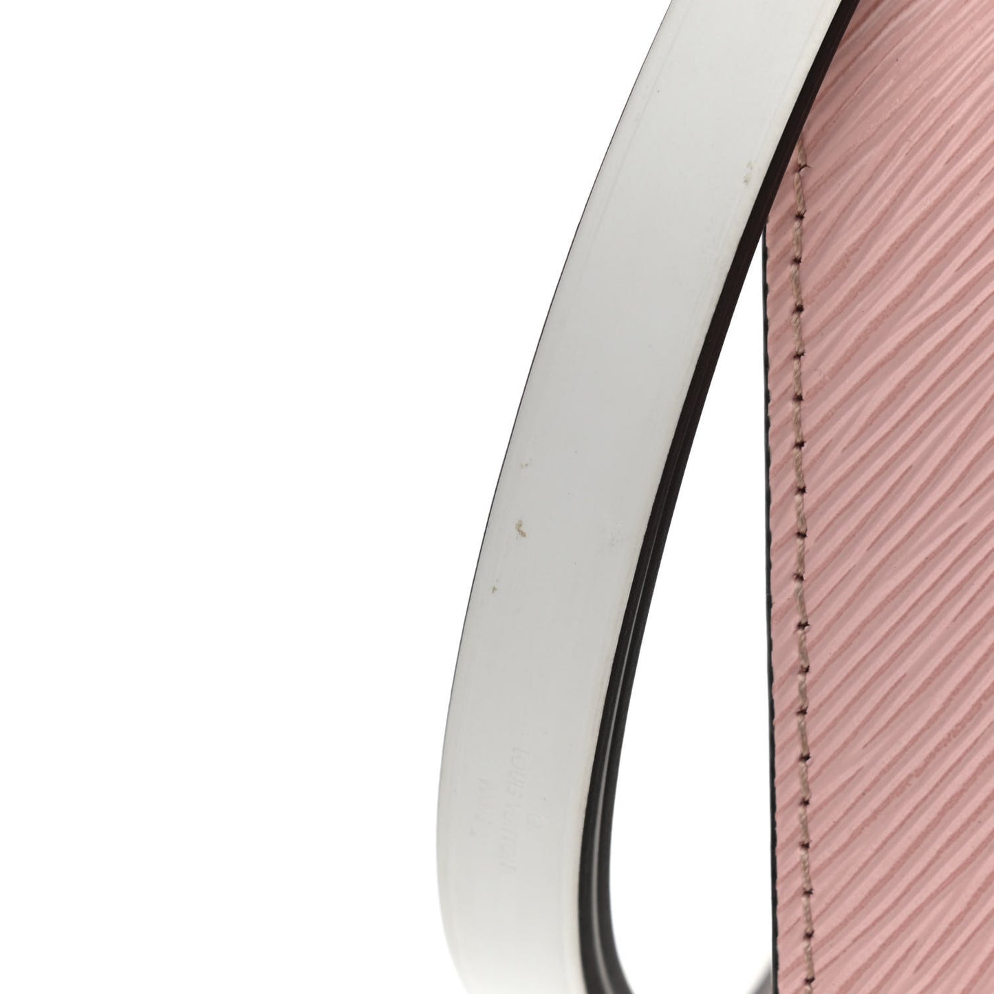 Epi Stones Twist Shoulder Bag PM Rose Ballerine