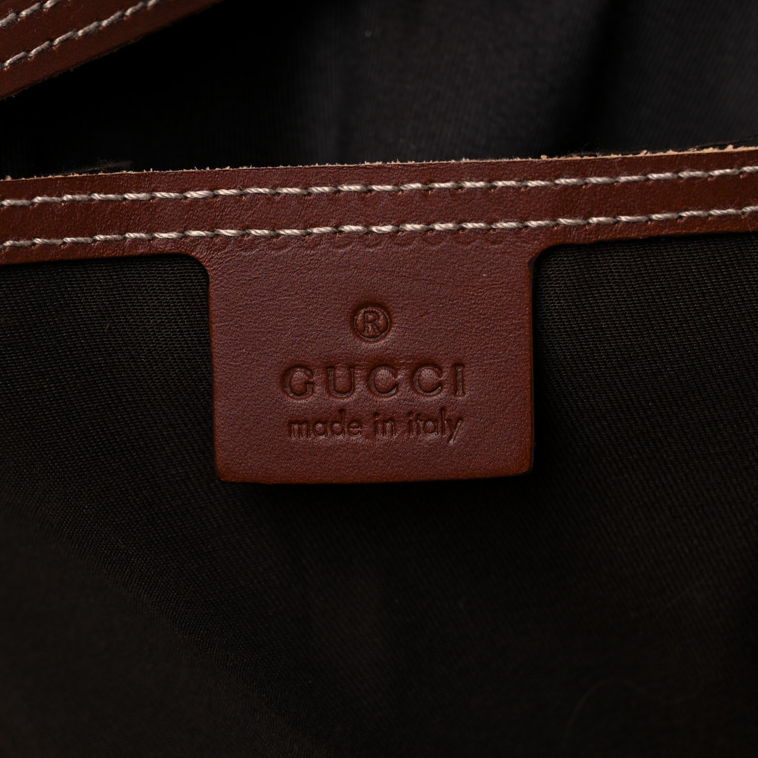 Gucci GG Plus Monogram Web Stripe Large Carry On Duffle Tan 6 of 18