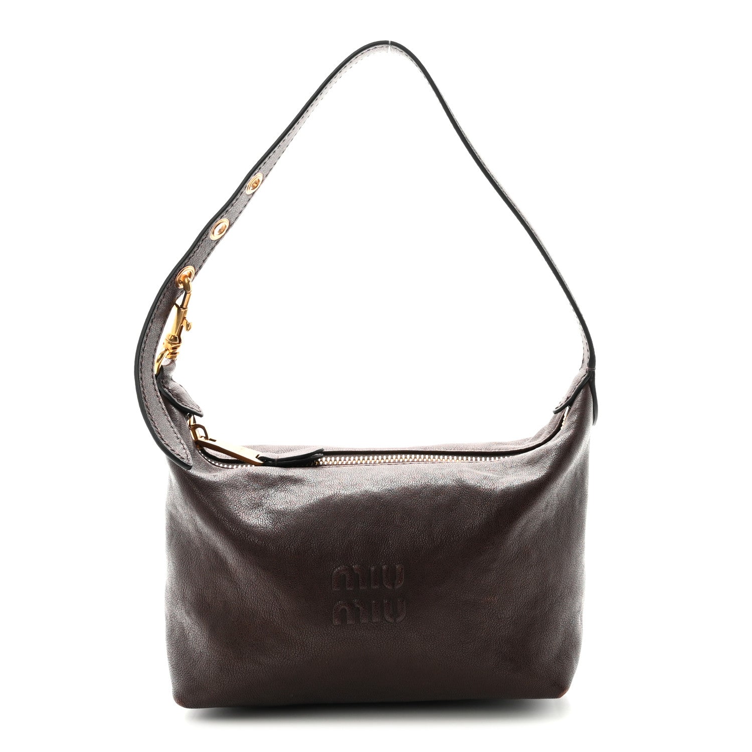 Miu Miu Nappa Pouch Bag Radica 1 of 10
