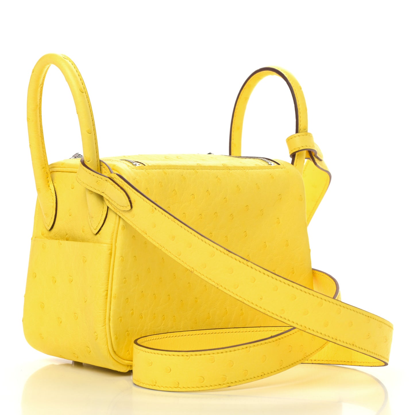 Ostrich Mini Lindy 20 Jaune Citron