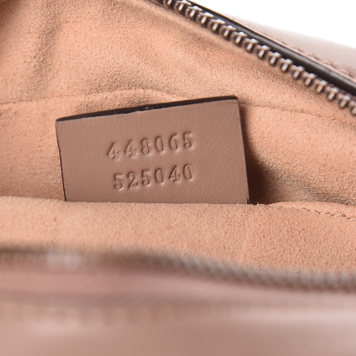 Gucci Calfskin Matelasse Mini GG Marmont Chain Shoulder Bag Nude 7 of 9