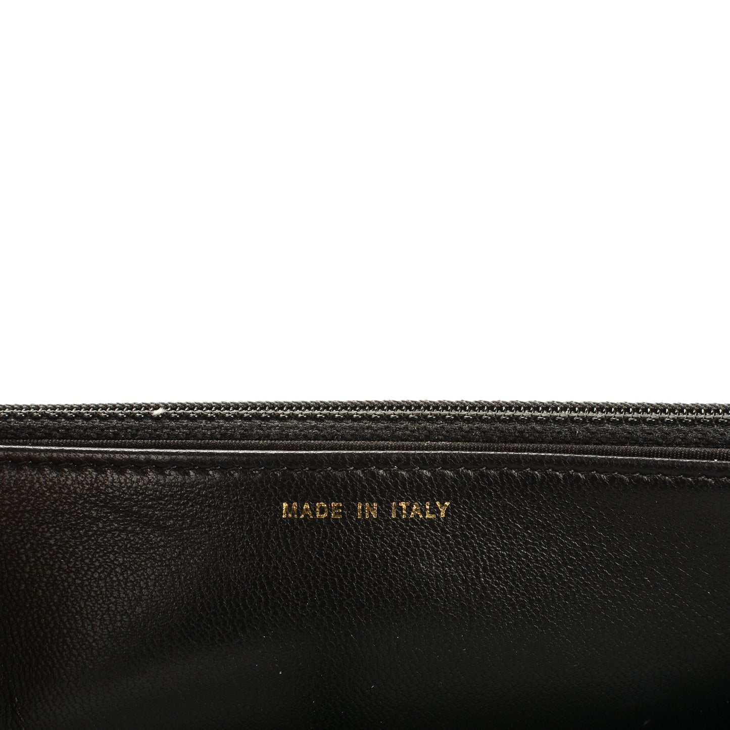 Lambskin Quilted Boy Wallet On Chain WOC Black