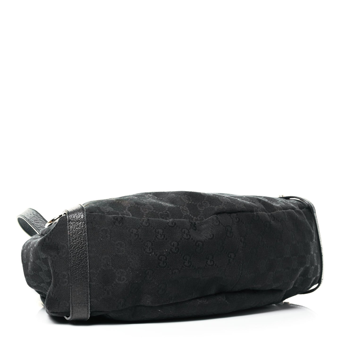 Monogram Medium Abbey Shoulder Bag Black