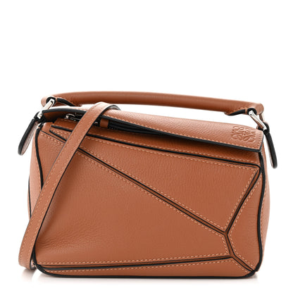 Loewe Calfskin Mini Puzzle Bag Tan 1 of 10