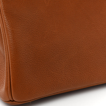 Hermes Natural Barenia Faubourg Birkin 30 Fauve 14 of 17