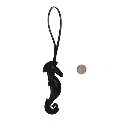 Hermes Milo Lambskin Hippo Bag Charm So Black 2 of 5