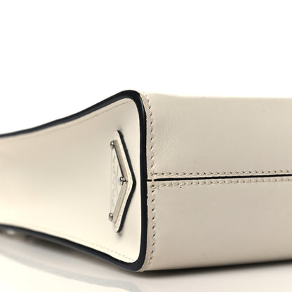 Prada Soft Calfskin Small Shoulder Bag Bianco 6 of 7
