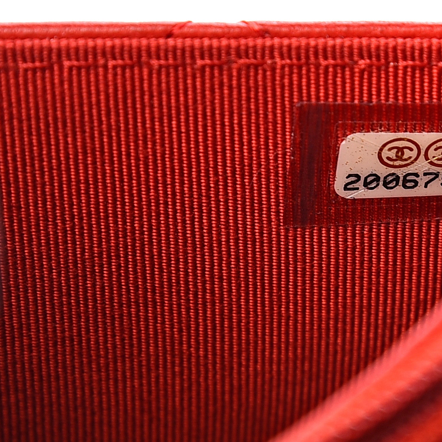 Chanel Lambskin Quilted Wallet On Chain WOC Red Pink 7 of 11