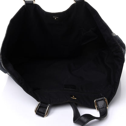 Gucci Monogram Large Abbey Tote Black 4 of 4