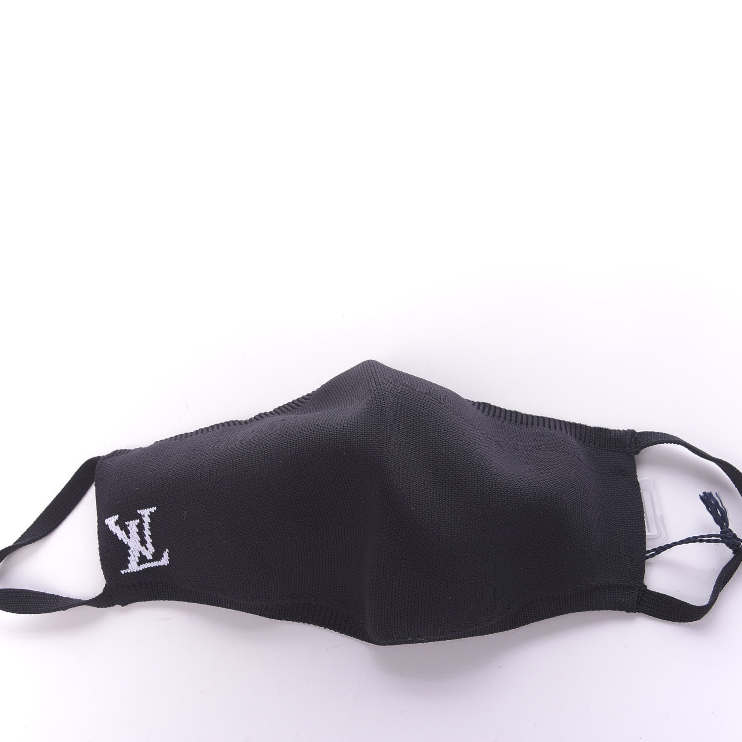 Louis Vuitton LV Initials Knit Face Mask Black 5 of 5