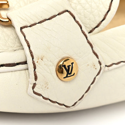 Louis Vuitton Calfskin Mens Monte Carlo Car Shoe Moccasin Loafers 36.5 White 14 of 17
