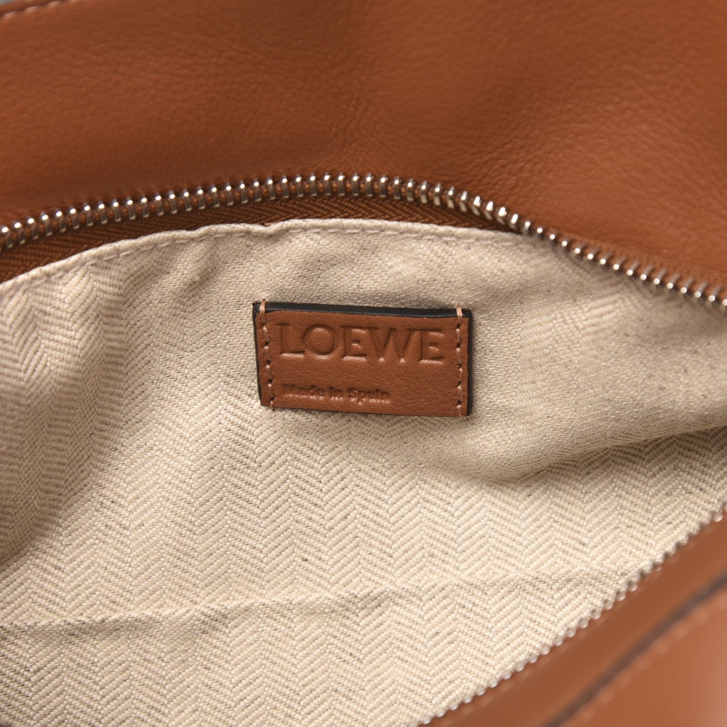 Calfskin Small Puzzle Bag Tan