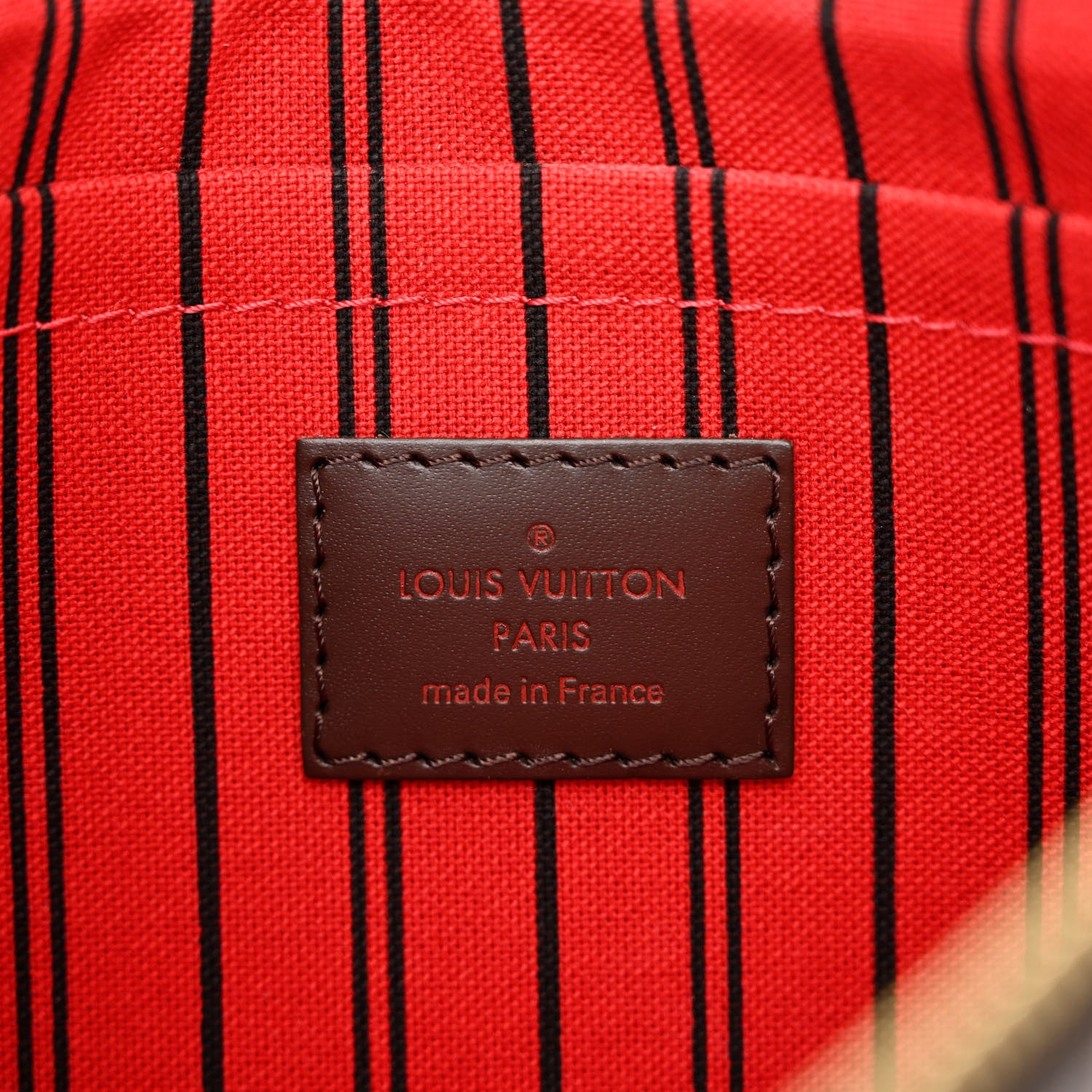 Louis Vuitton Damier Ebene Neverfull MM GM Pochette 6 of 9