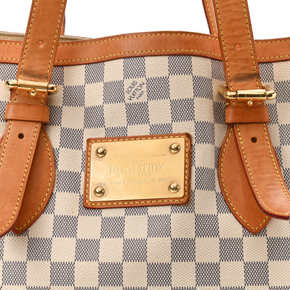 Louis Vuitton Damier Azur Hampstead MM 7 of 14