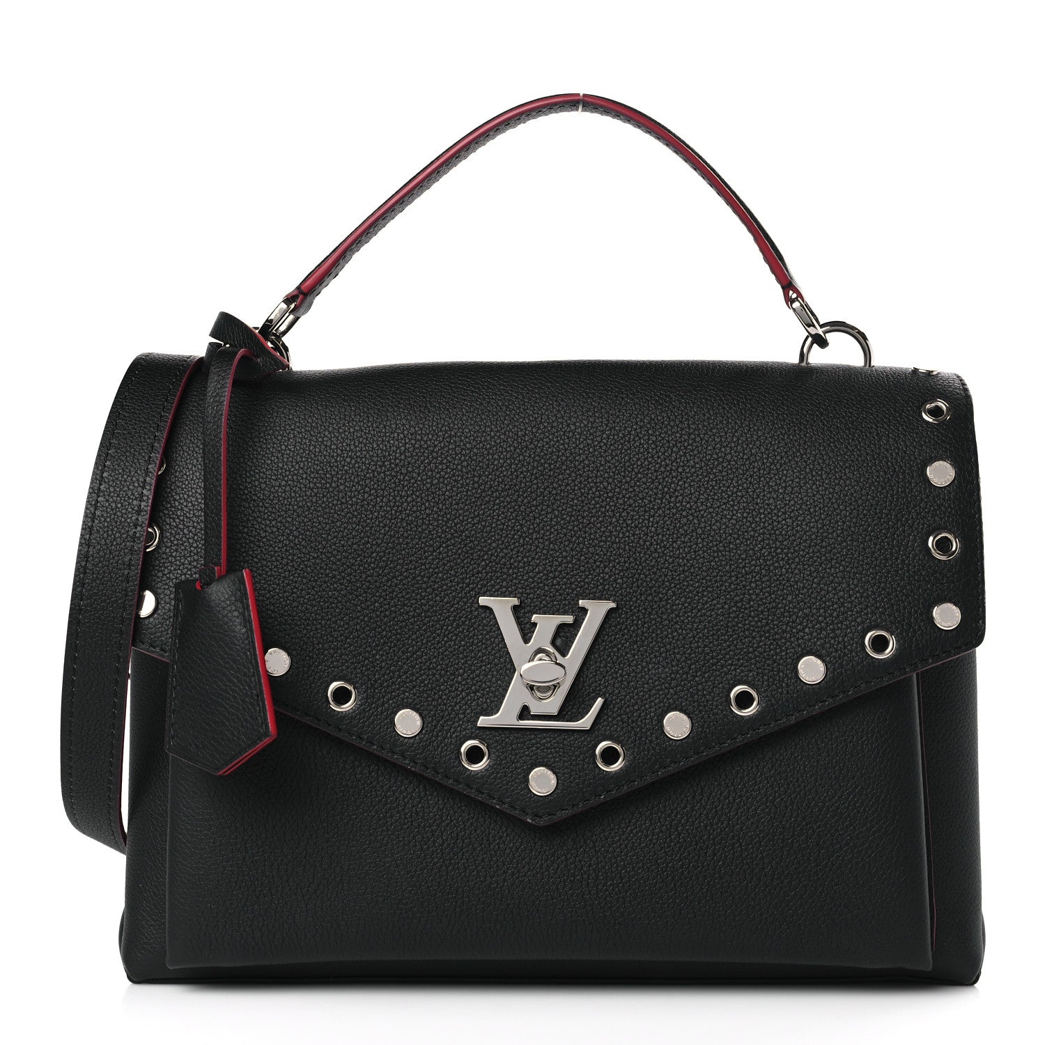 Louis Vuitton Soft Calfskin My Lockme Rivets Black 1 of 8