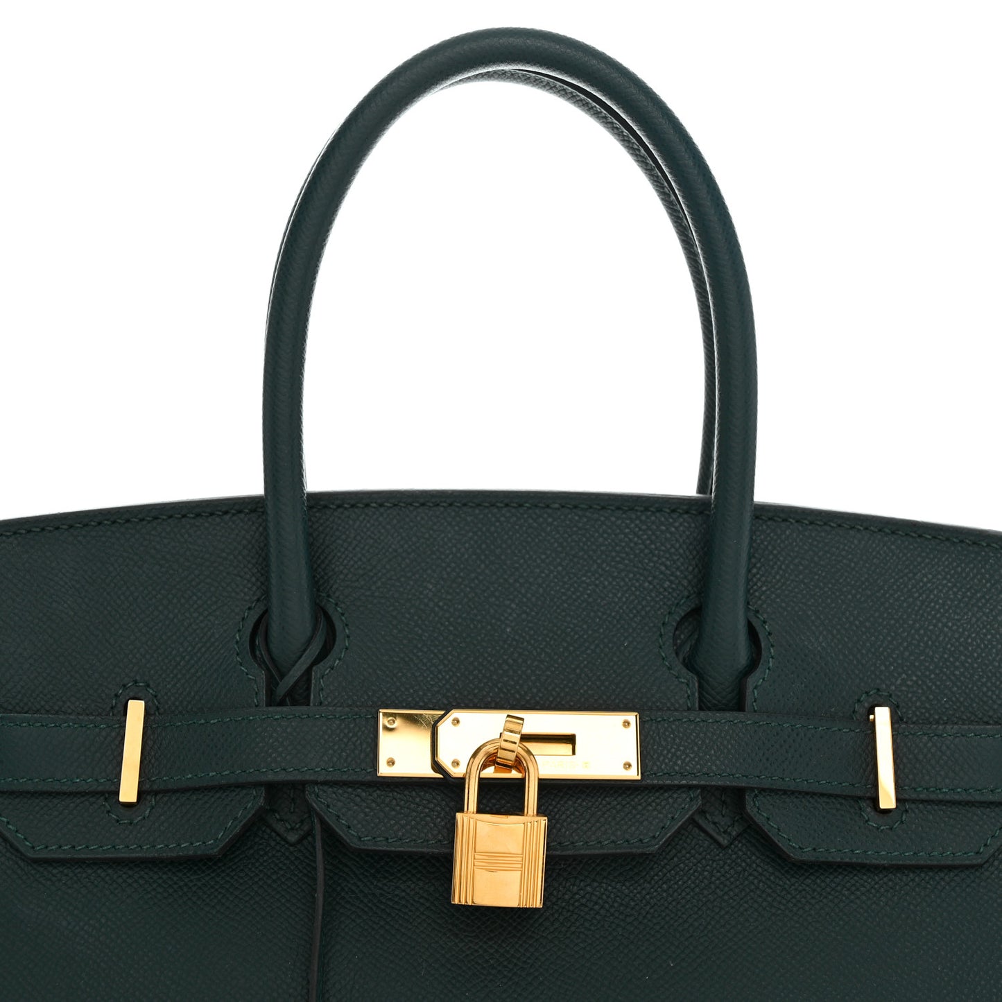 Epsom Birkin 30 Vert Cypress