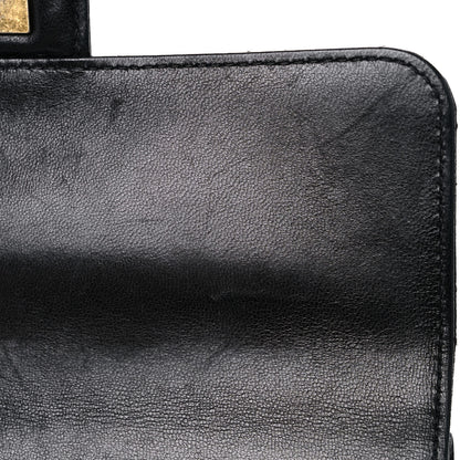 Chanel Lambskin Quilted Medium Crossing Times Flap Black 13 of 23