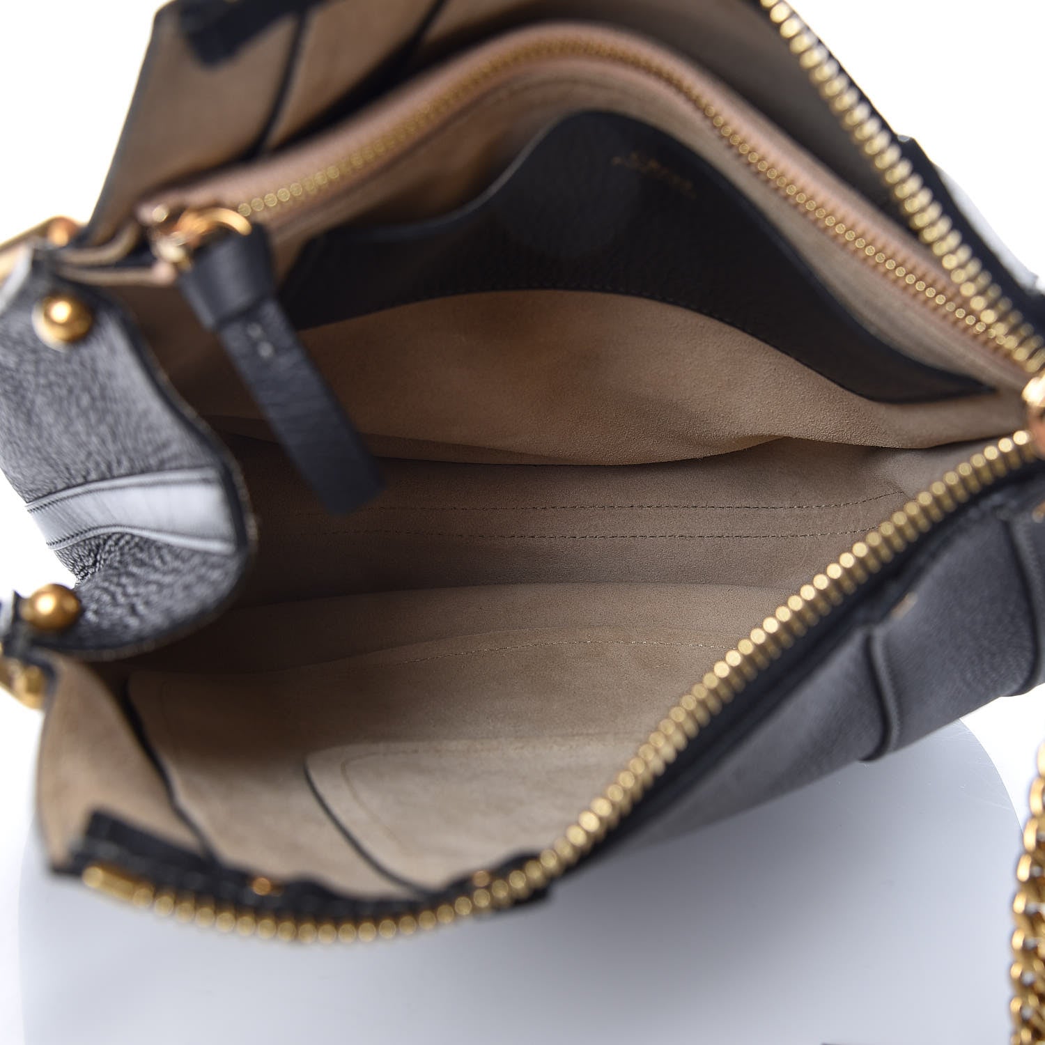 Chloe Grained Calfskin Small Hayley Hobo Black 6 of 10