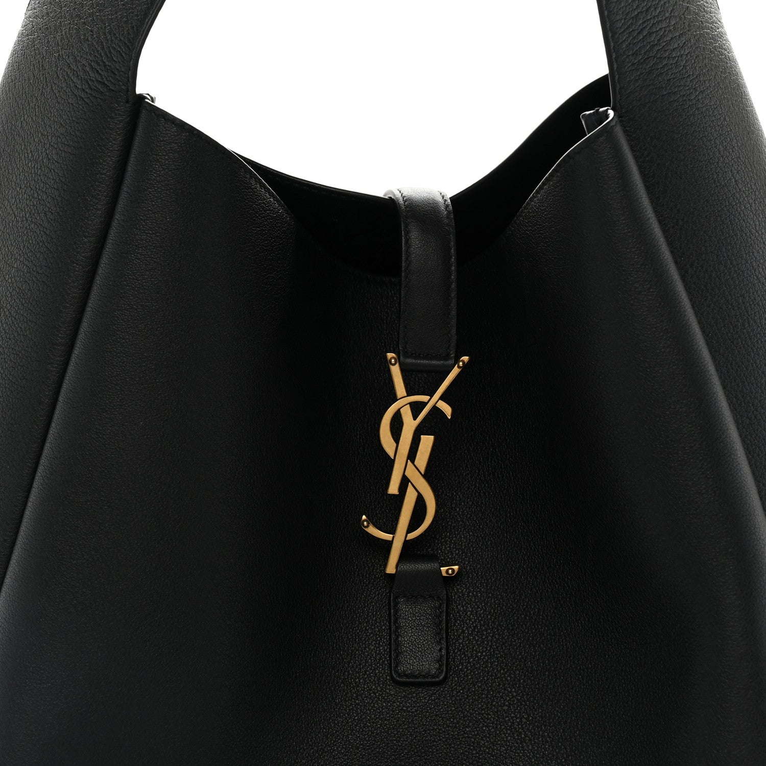 Saint Laurent Smooth Calfskin Large Le 5 A 7 Soft Hobo Black 8 of 10