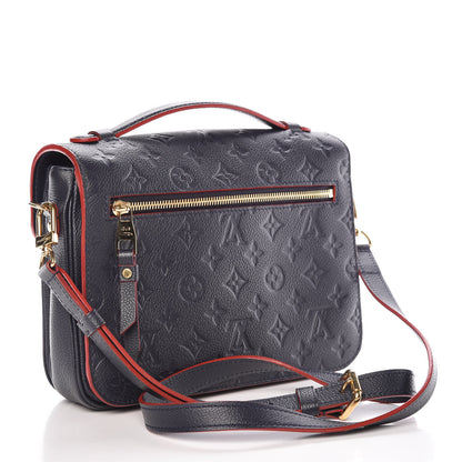 Louis Vuitton Empreinte Pochette Metis Marine Rouge 3 of 10
