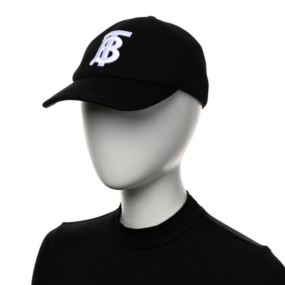 Burberry Cotton Twil TB Monogram Baseball Hat M Black 2 of 10