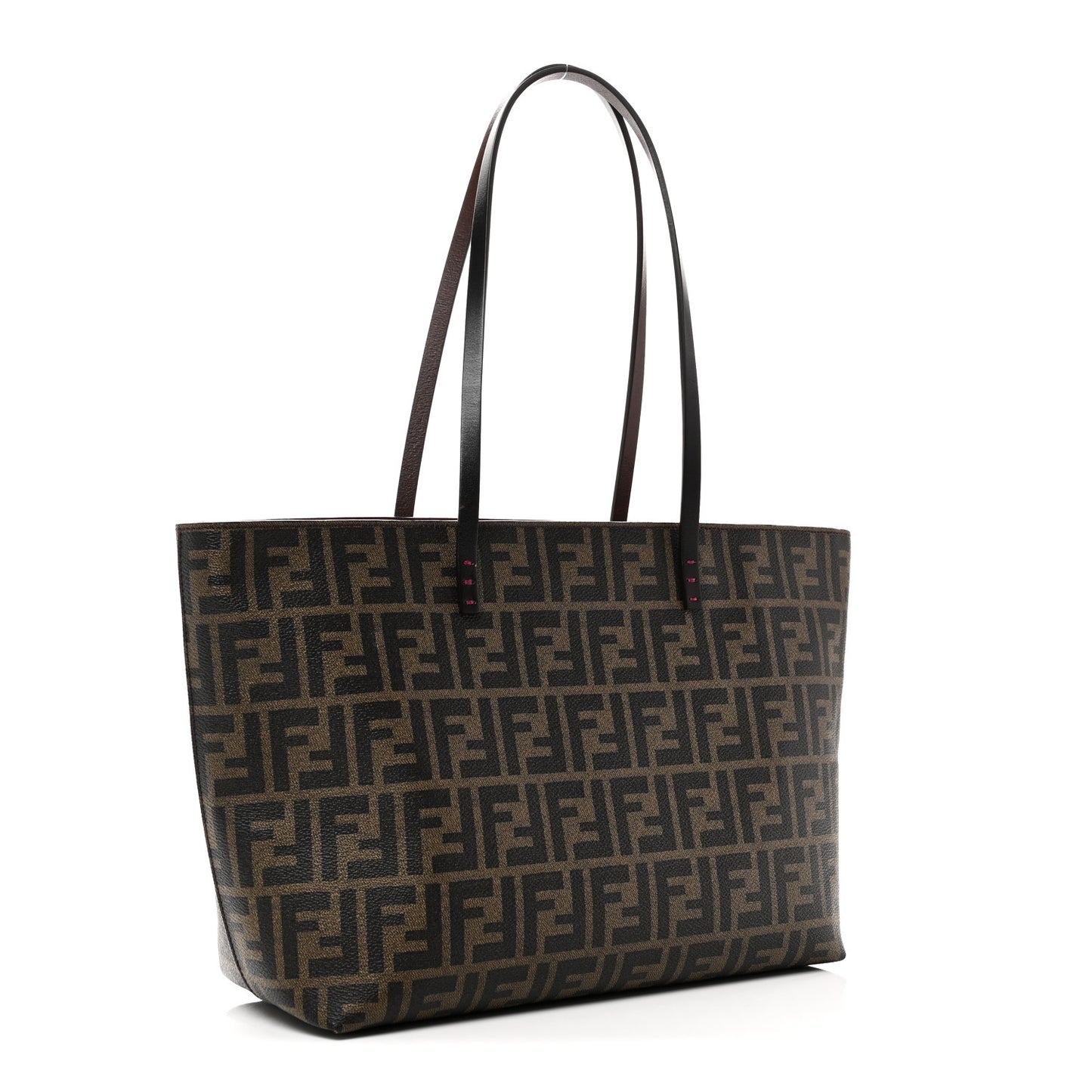 Zucca Spalmati Small Roll Tote Tobacco Fuxia