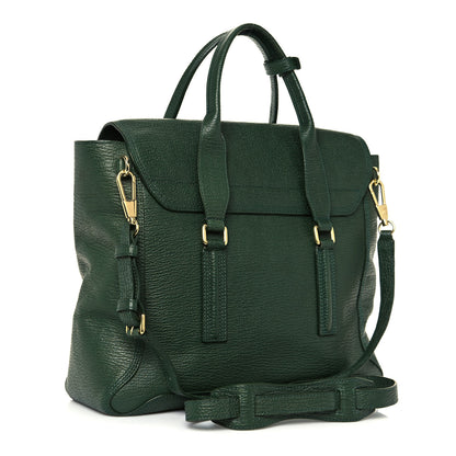 3.1 Phillip Lim Textured Calfskin Large Pashli Satchel Jade 3 of 15