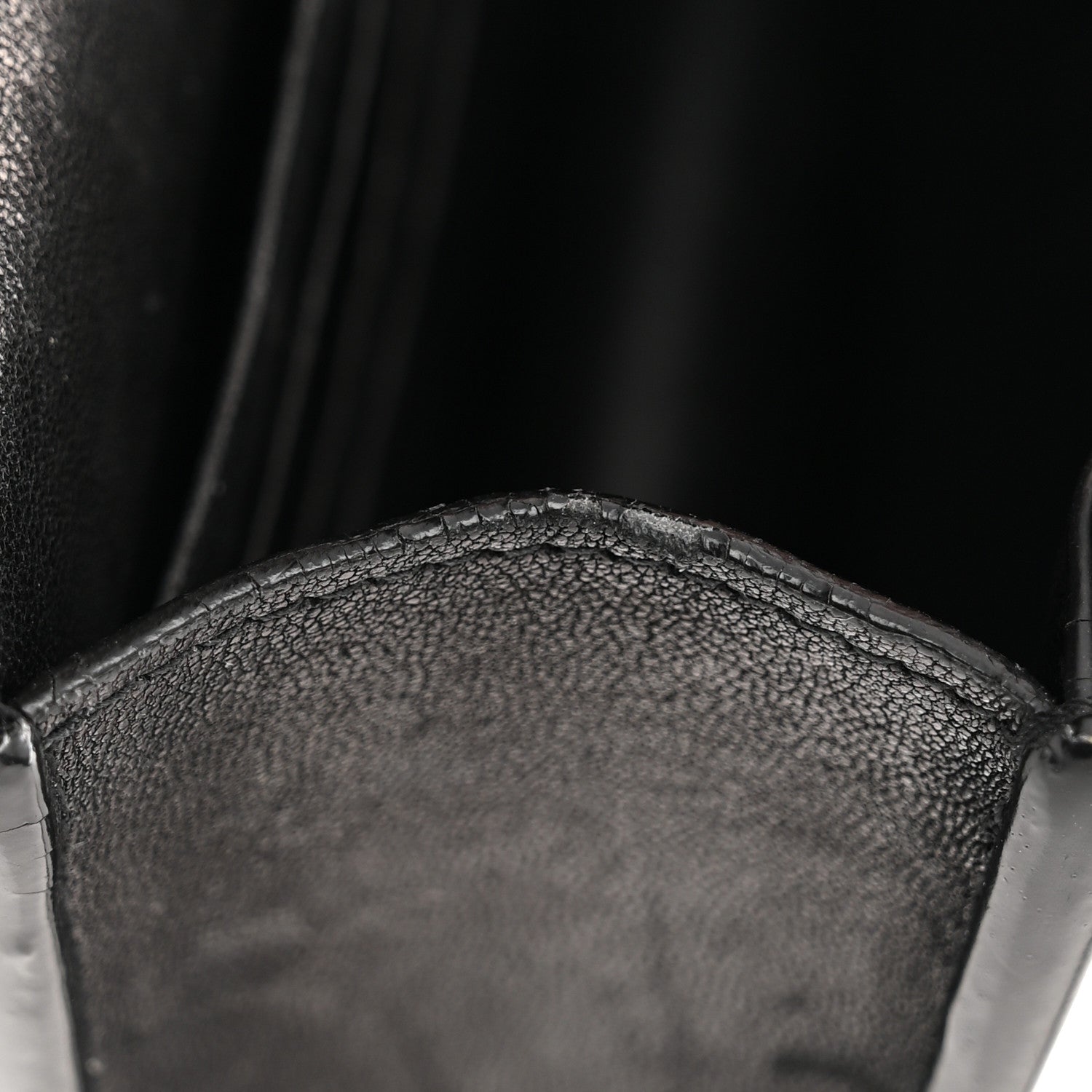 Saint Laurent Smooth Calfskin Classic Monogram Kate Heart Tassel Heart Chain Wallet Black 12 of 15