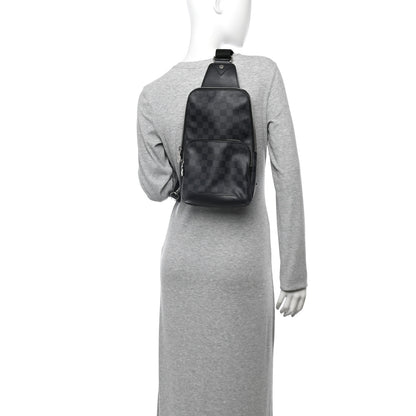 Louis Vuitton Damier Graphite Avenue Sling Backpack 3 of 9