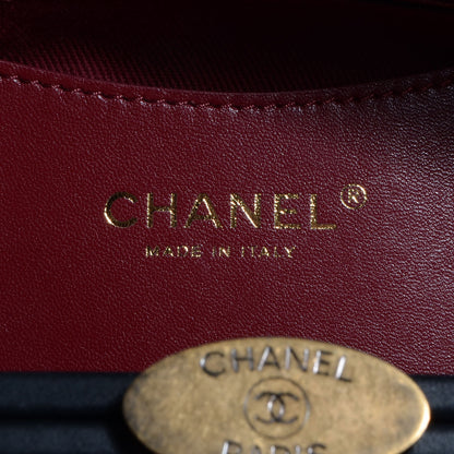 Chanel Aged Calfskin Medium Just Mademoiselle Bowling Bag Black 7 of 8