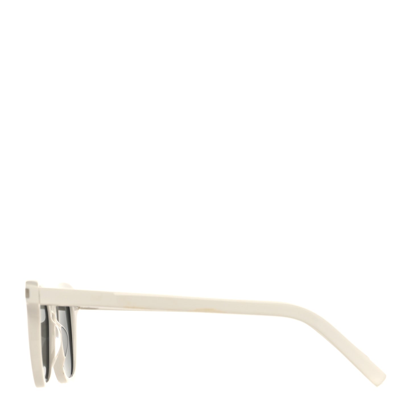Acetate New Wave Oval Sunglasses SL 356 White