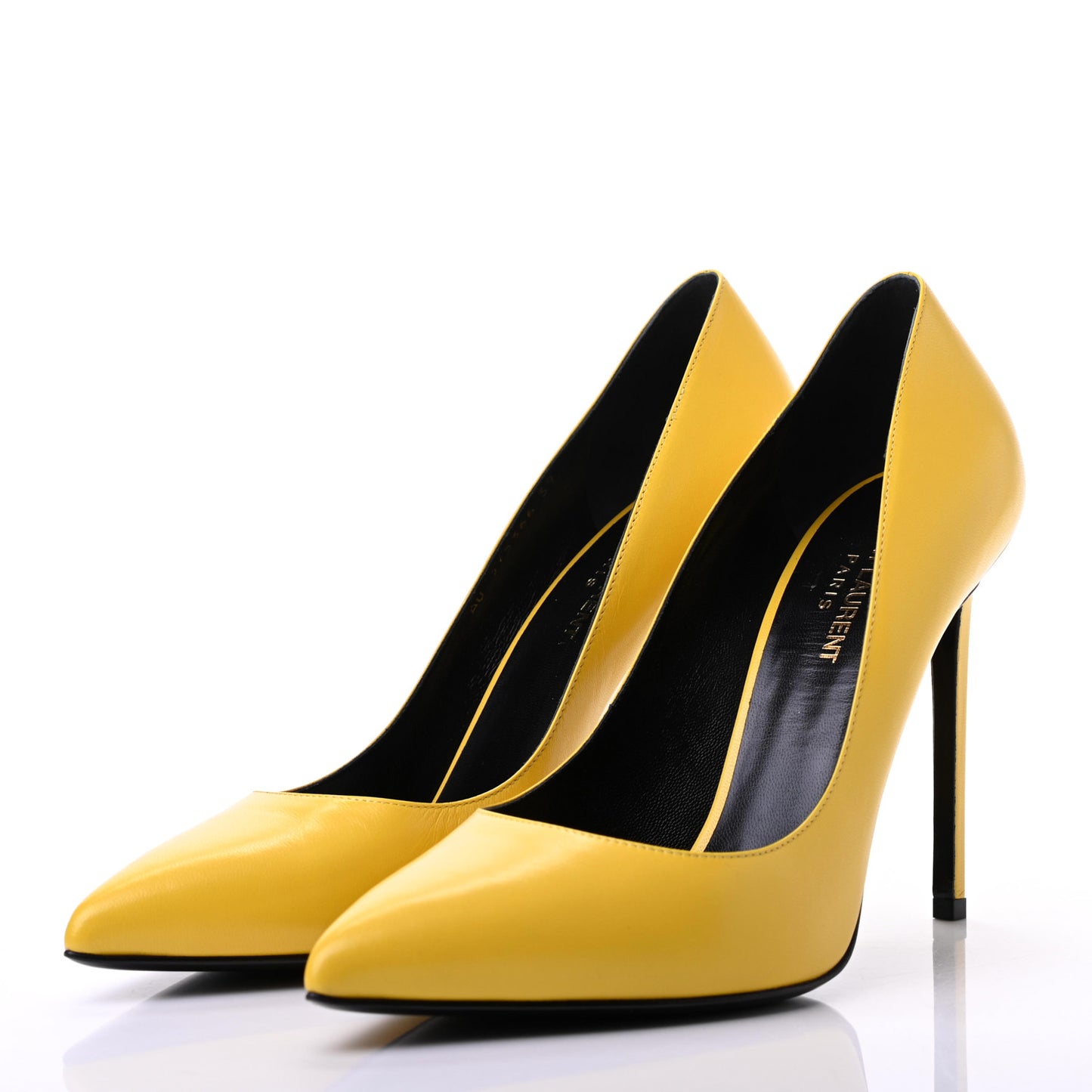 Calfskin Paris 105 Pumps 39 Yellow