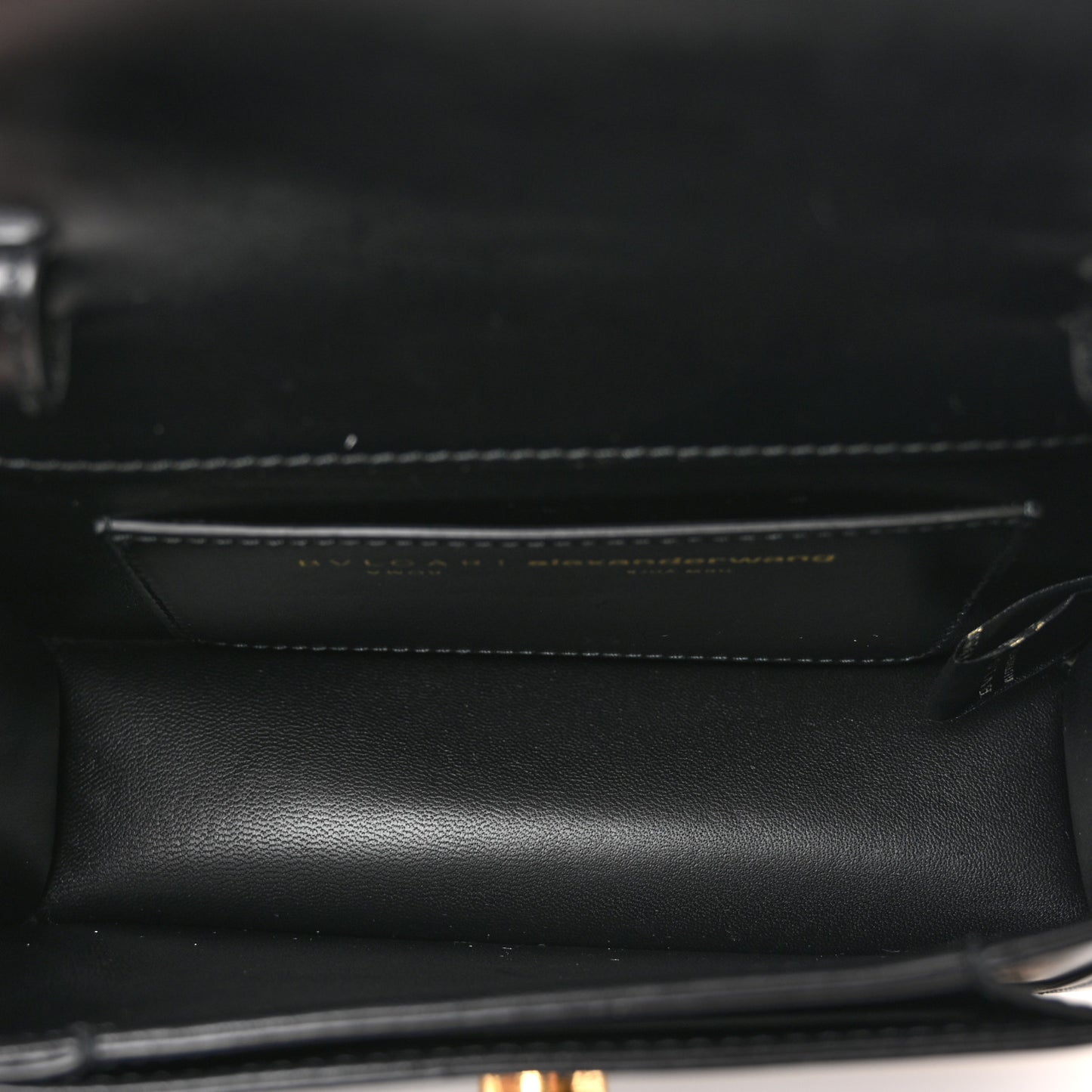 X ALEXANDER WANG Calfskin Serpenti Forever Belt Bag Black