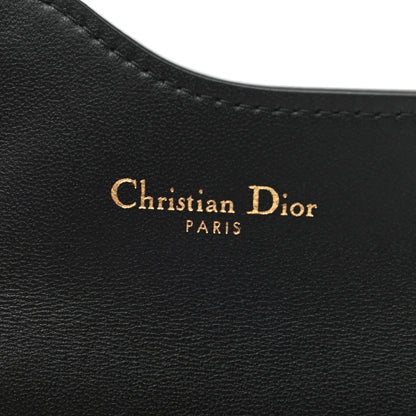 Christian Dior Goatskin Saddle Card Holder Black 6 of 8